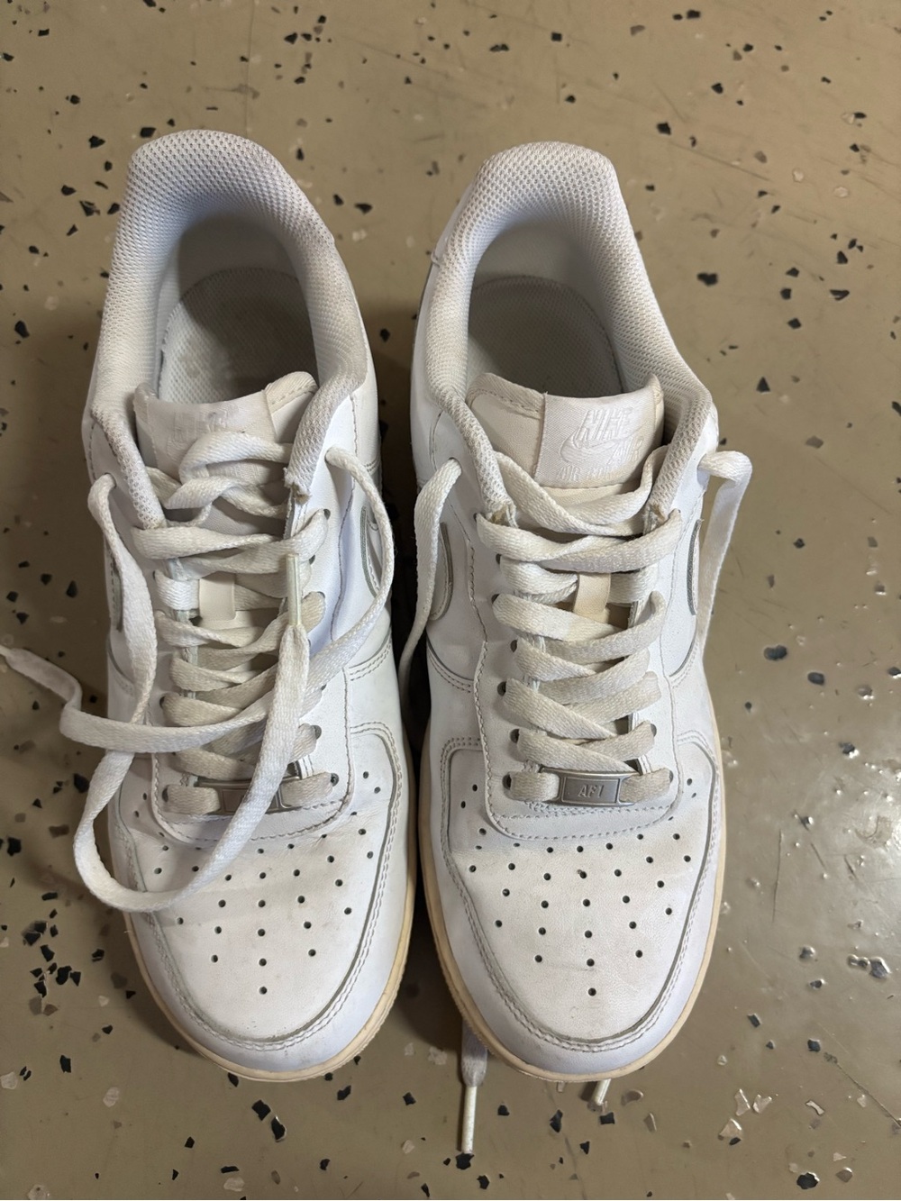 Nike Air Force White Low-Top Sneakers